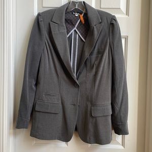 Anthropologie gray blazer by Taikonhu